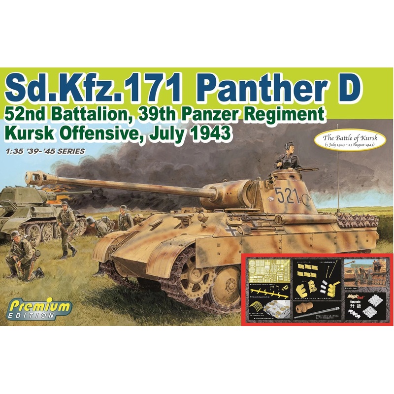 Dragon 6867 1:35 Pz.Kpfw.V Ausf.D Panther Sd.Kfz.171 52nd Battalion, 39th Panzer Regiment