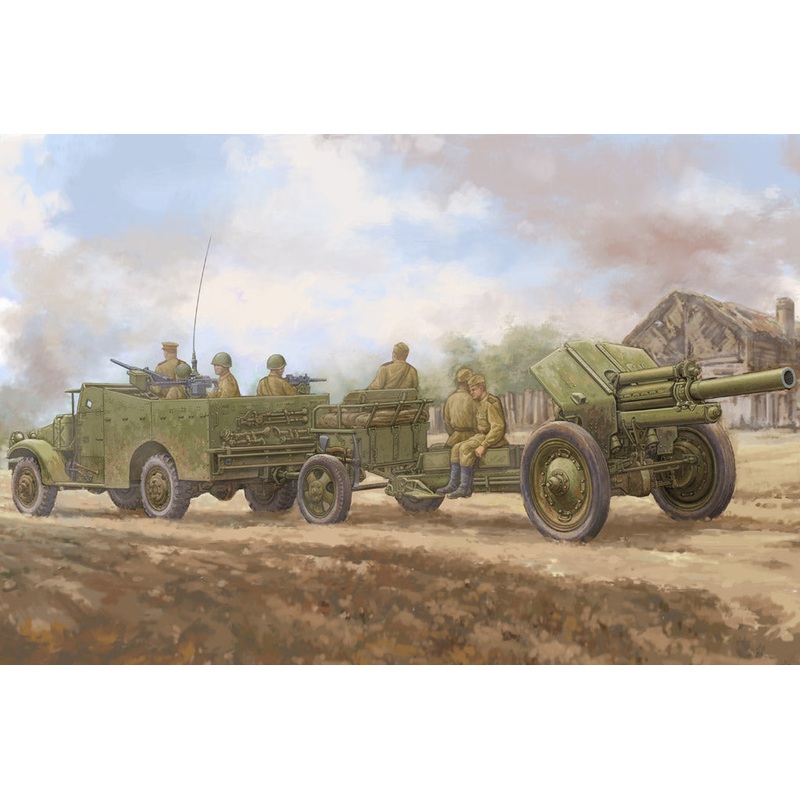 Hobby Boss 84537 1:35 M3a1 Late Tow 122mm Howitzer M-30