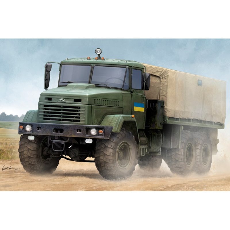 Hobby Boss 85512 1:35 Ukraine KrAZ-6322 Soldier Cargo Truck