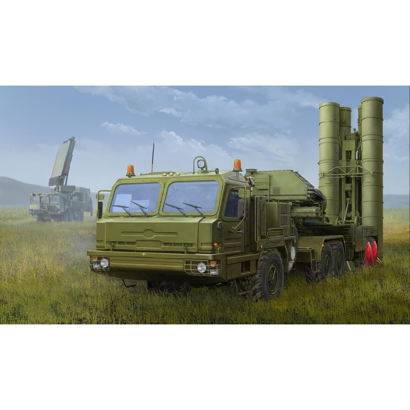 Hobby Boss 85517 1:35 Russian BAZ-64022 with 5P85TE2 TEL S-400