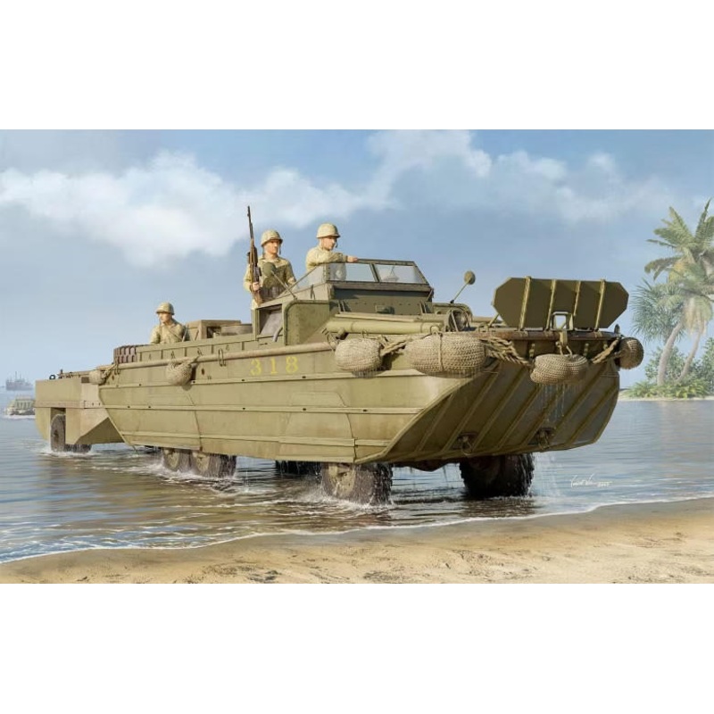 I LOVE KIT 63539 1:35 US GMC DUKW-353 w/ WTCT-6 Trailer c.1942