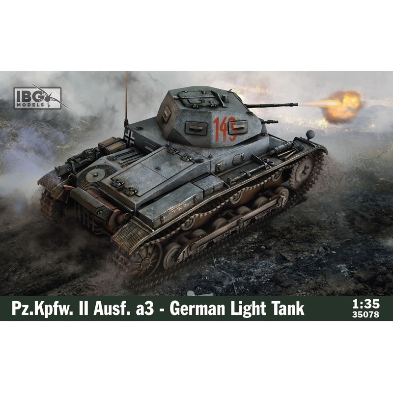 IBG Models 35078 1:35 Pz.Kpfw.II Ausf.a3 - German Light Tank