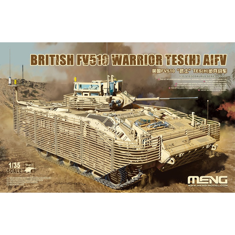 Meng Model SS-017 1:35 British FV510 Warrior TES(H) AIFV