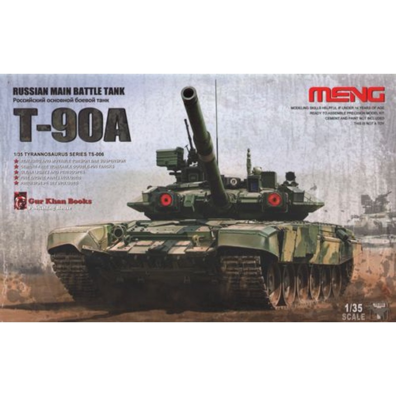 Meng Model TS-006 1:35 Soviet T-90A Main Battle Tank