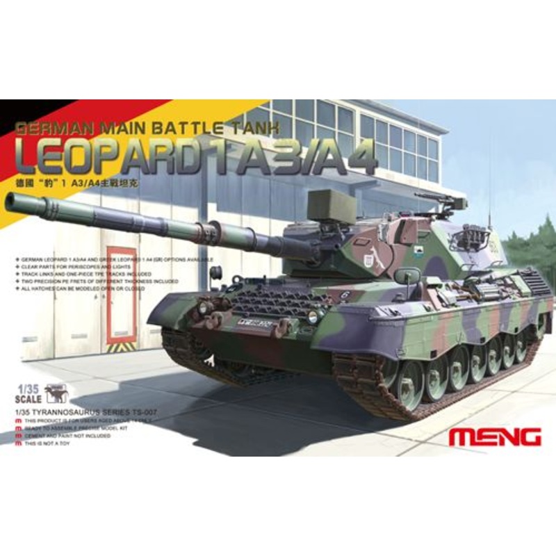 Meng Model TS-007 1:35 Leopard MBT 1 A3/A4