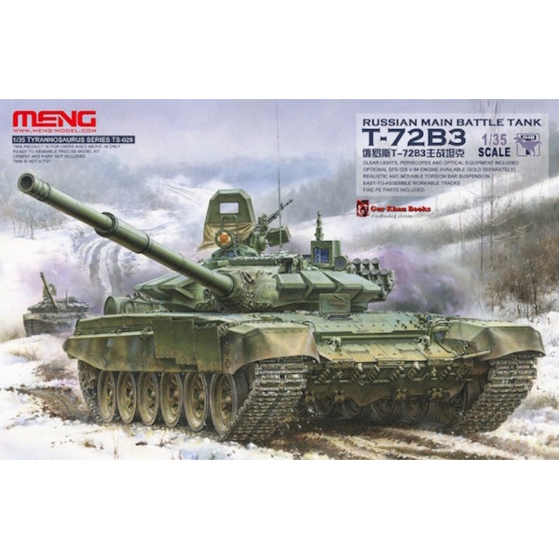 Meng Model TS-028 1:35 Soviet T-72B3 Main Battle Tank