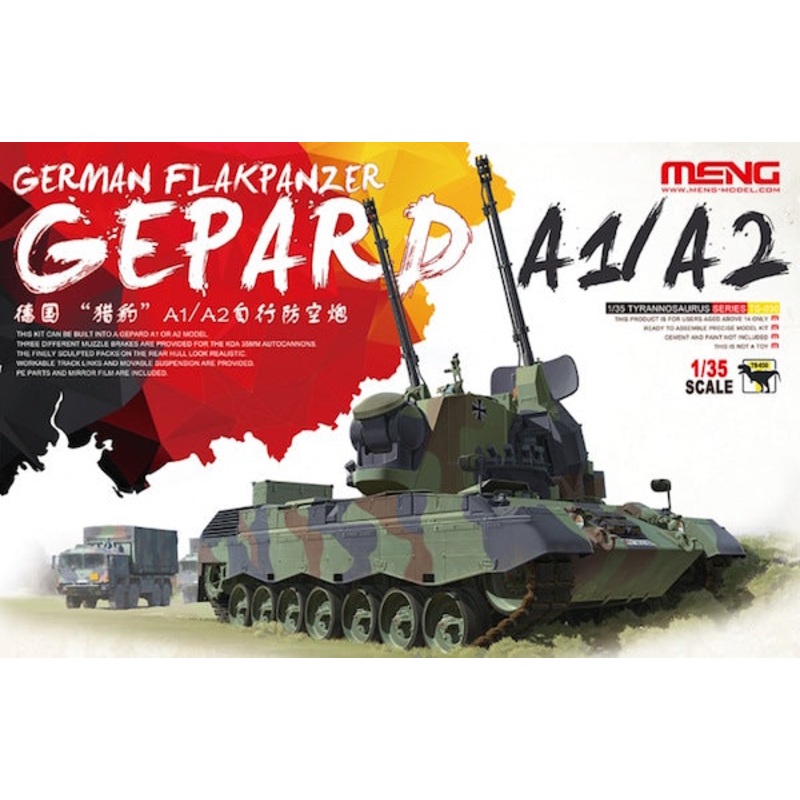 Meng Model TS-030 1:35 Flakpanzer Gepard A1/A2