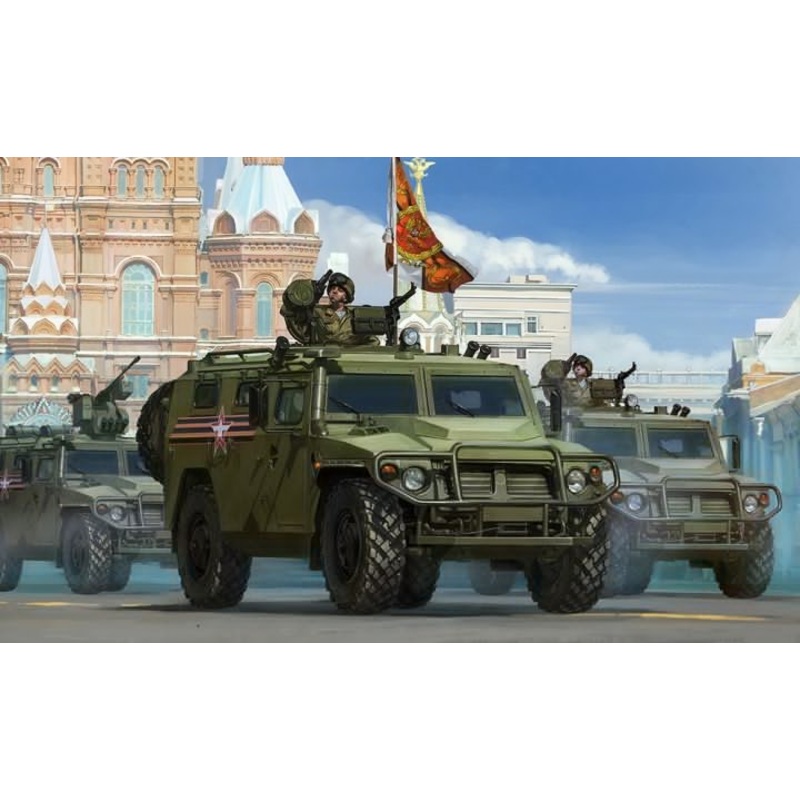 Meng Model VS-008 1:35 Soviet GAZ 233115 Tiger-M SpN SPV Soviet Armoured High Mobility Vehicle