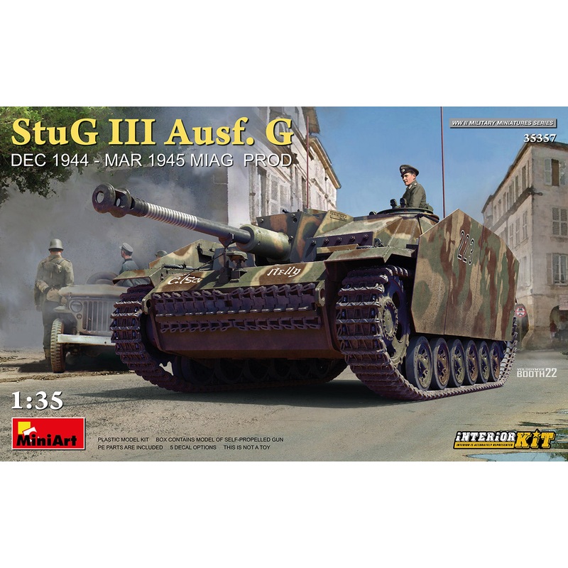 MiniArt 35357 1:35 StuG III Ausf. G Dec 1944 - Mar 1945 Miag Prod. Interior