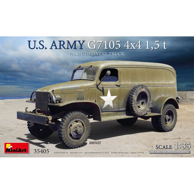 MiniArt 35405 1:35 U.S. Army G7105 4x4 1,5t Panel Delivery Truck