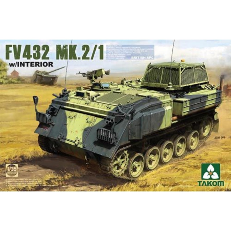 Takom 02066 1:35 British APC FV432 Mk 2/1 with interior