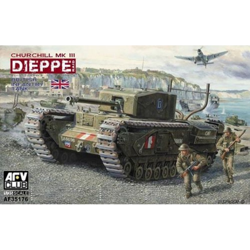 AFV Club AF35176 1:35 Churchill Mk.III Dieppe Raid