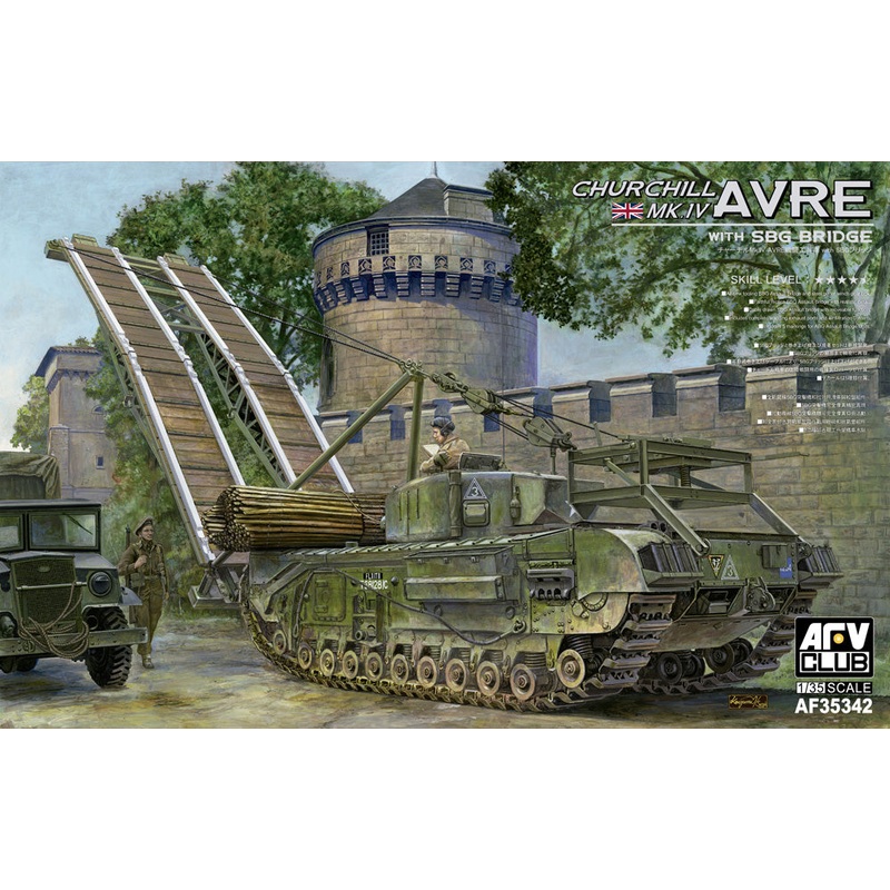 AFV Club AF35342 1:35 Churchill Mk IV AVRE with SBG Bridge