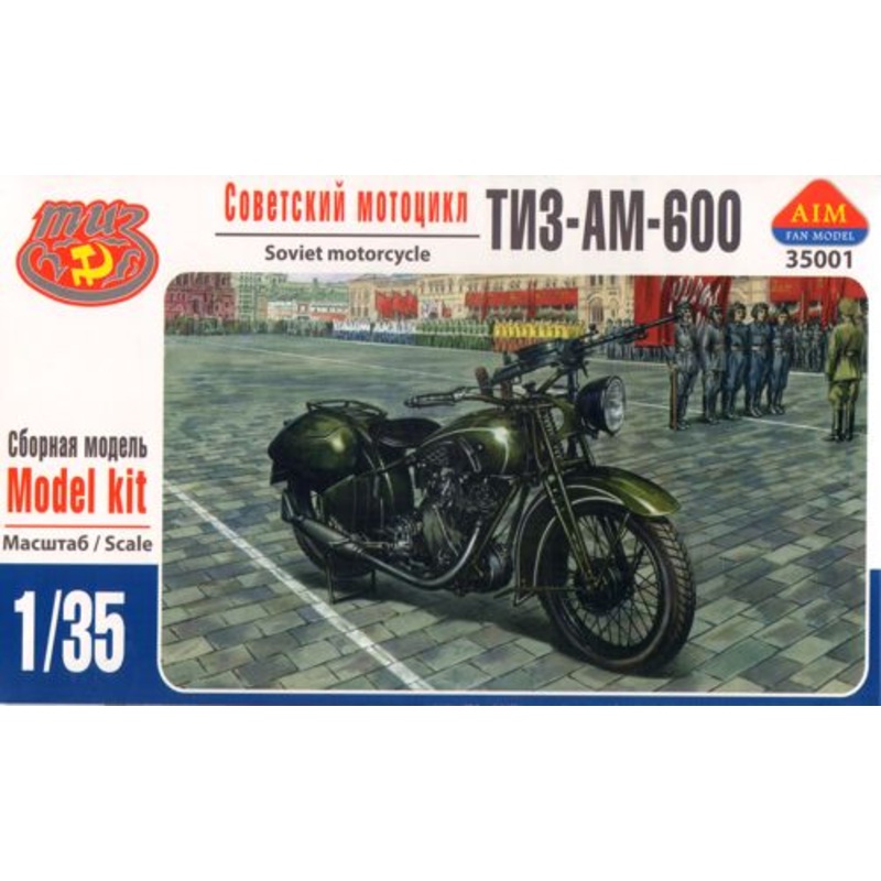Aim Fan Model AFM35001 1:35 TIZ-AM-600 Soviet motorcycle