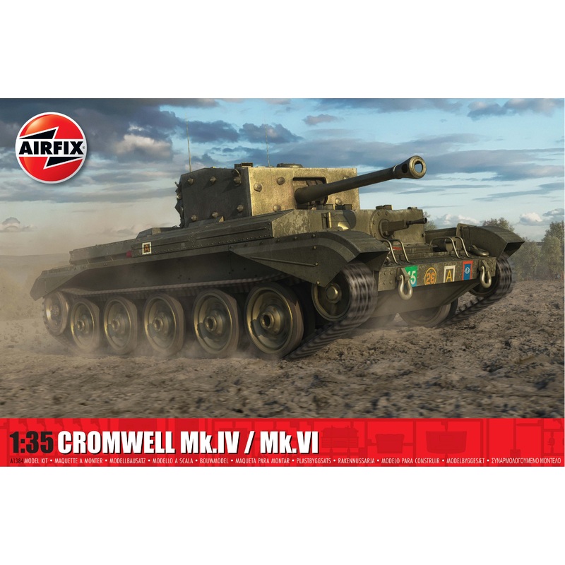 Airfix A1384 1:35 Cruiser Mk.VIII A27M Cromwell Mk.IV/ Mk.VI