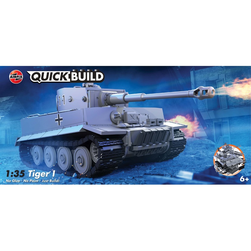 Airfix J6041 1:35 Tiger I QUICK BUILD