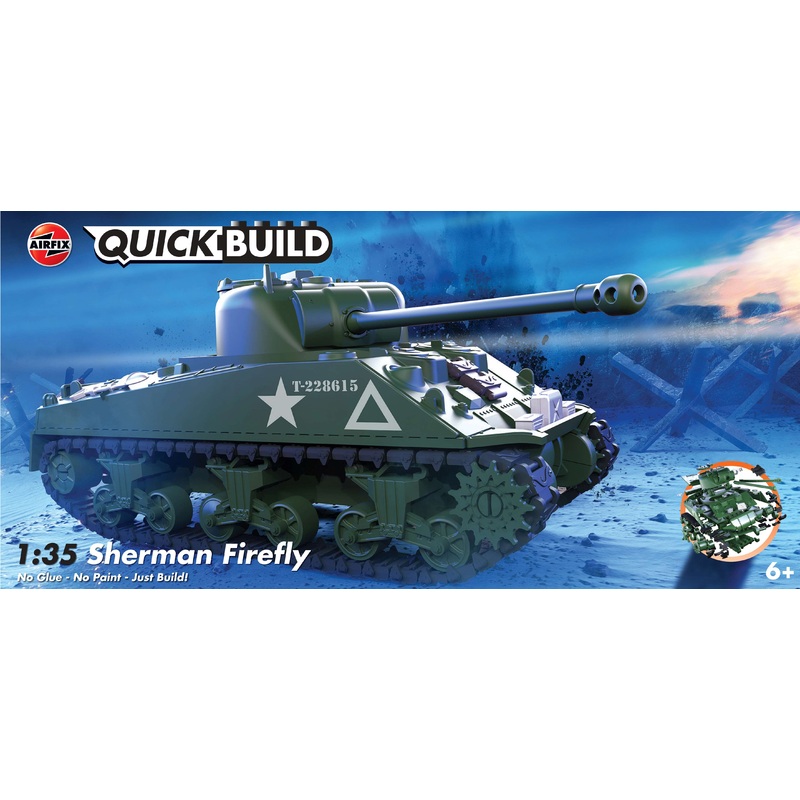 Airfix J6042 1:35 Sherman Firefly QUICK BUILD