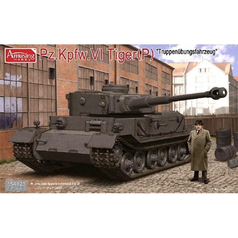 Amusing Hobby 35A023 1:35 Pz.Kpfw.VI Tiger(P) "Truppenubungsfahrzeug"