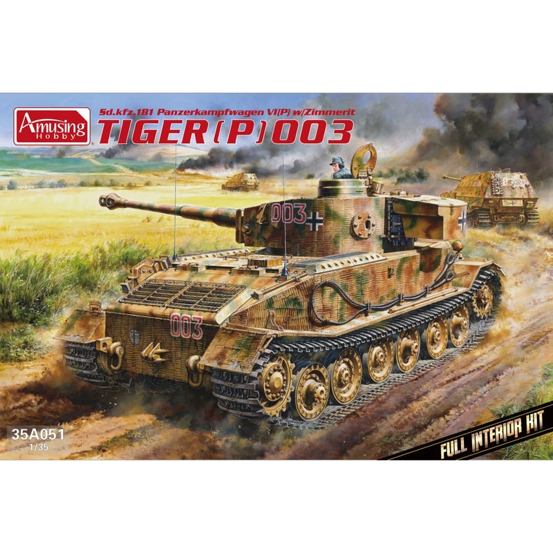 Amusing Hobby 35A051 1:35 Tiger (P) 003 Panzerbefehlswagen