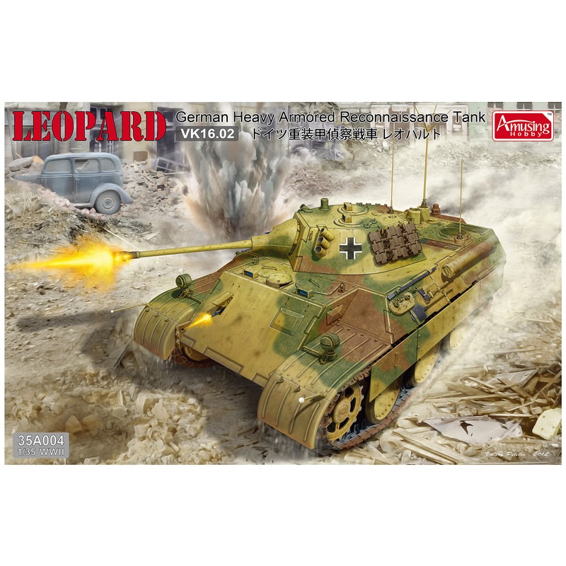 Amusing Hobby (WL) 35A004 1:35 Leopard VK16.02 German Heavy Armored Reconaissance Tank