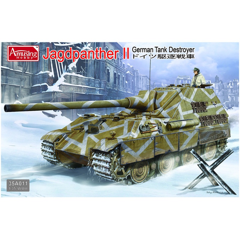 Amusing Hobby (WL) 35A011 1:35 Jagdpanther II German Tank Destroyer