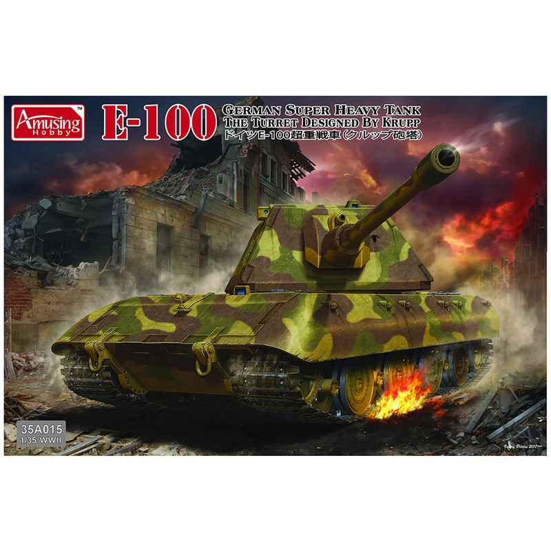 Amusing Hobby (WL) 35A015 1:35 E-100 German Super Heavy Tank
