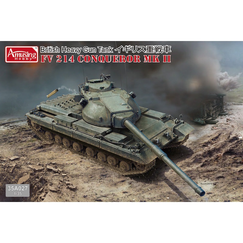 Amusing Hobby (WL) 35A027 1:35 FV 214 Conqueror MK II British Heavy Gun Tank