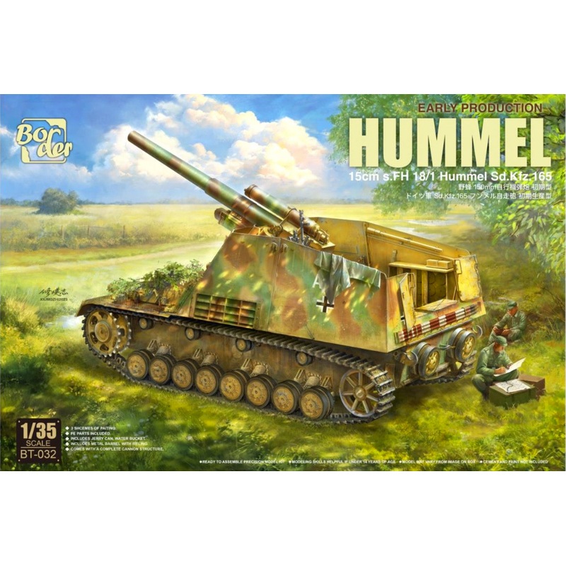 Border Models BT032 1:35 Hummel Sd.Kfz.165 15cm s.FH Early production