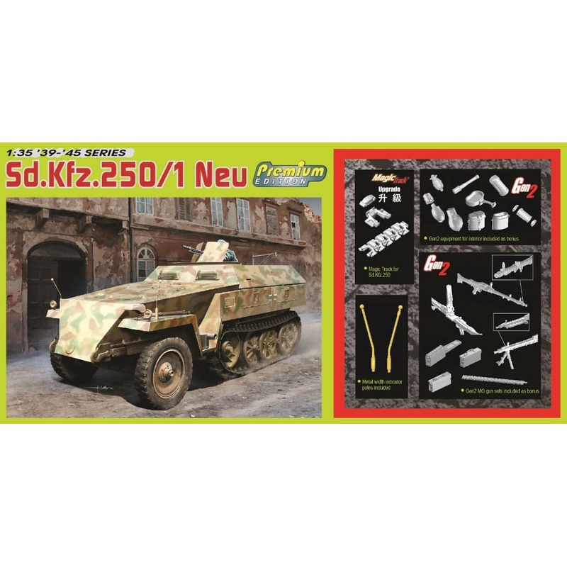 Dragon 6476 1:35 Sd.Kfz.250/1 NEU (Premium Edition)