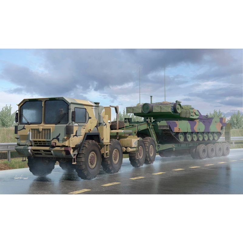 I LOVE KIT 63529 1:35 M1014 w/ M747 Semi-trailer Tractor & semi-trailer