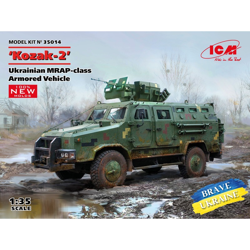 ICM 35014 1:35 'Kozak-2', Ukrainian MRAP-class Armored Vehicle