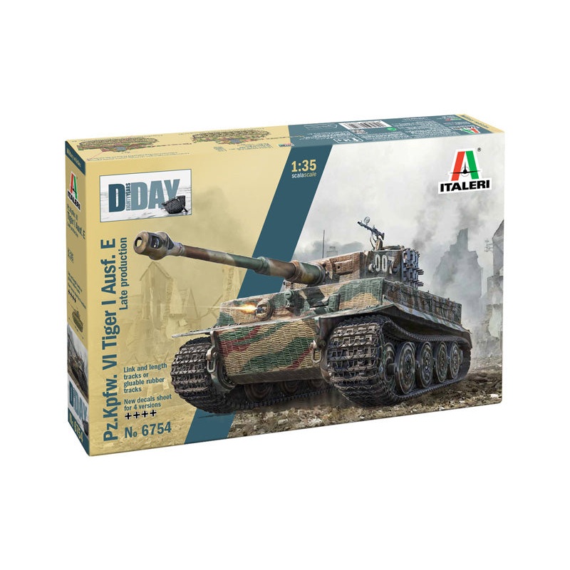 Italeri 6754 1:35 Pz.Kpfw.VI Tiger I Ausf.E late production