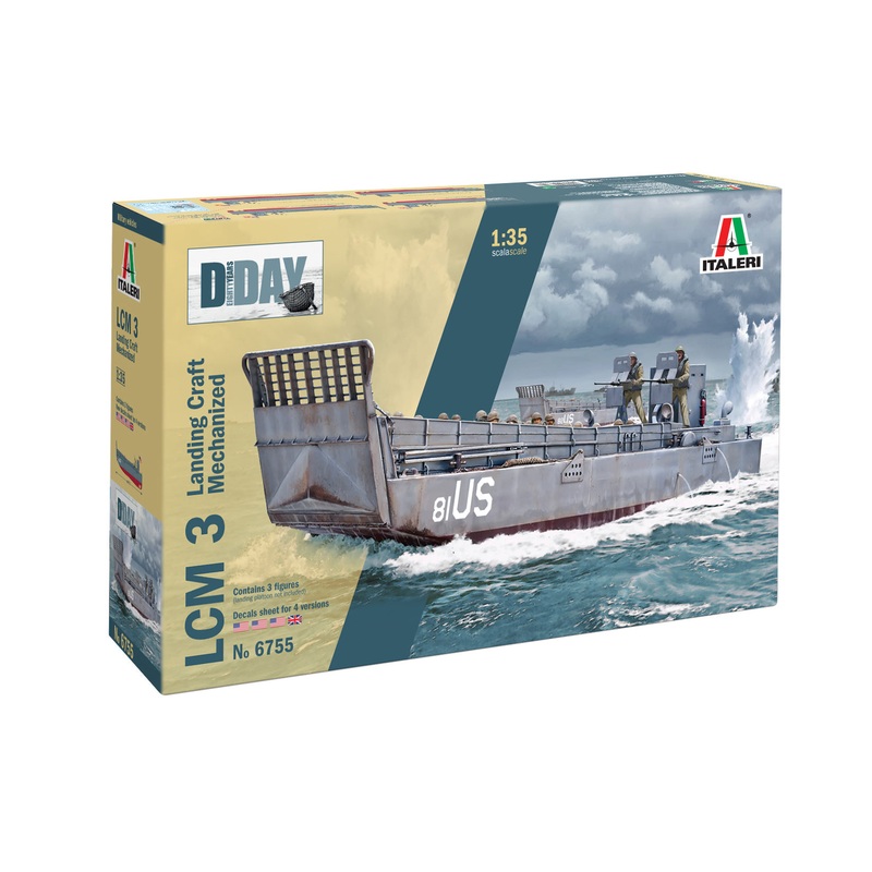 Italeri 6755 1:35 LCM-3 Landing Craft