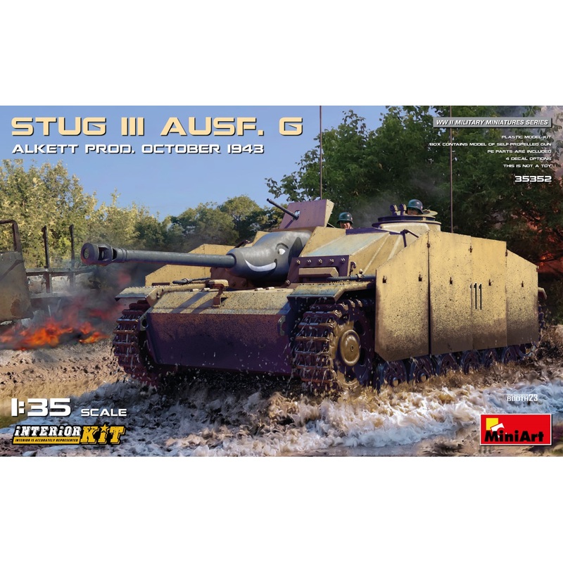 MiniArt 35352 1:35 StuG III Ausf. G Alkett Prod. October 1943 - Interior kit