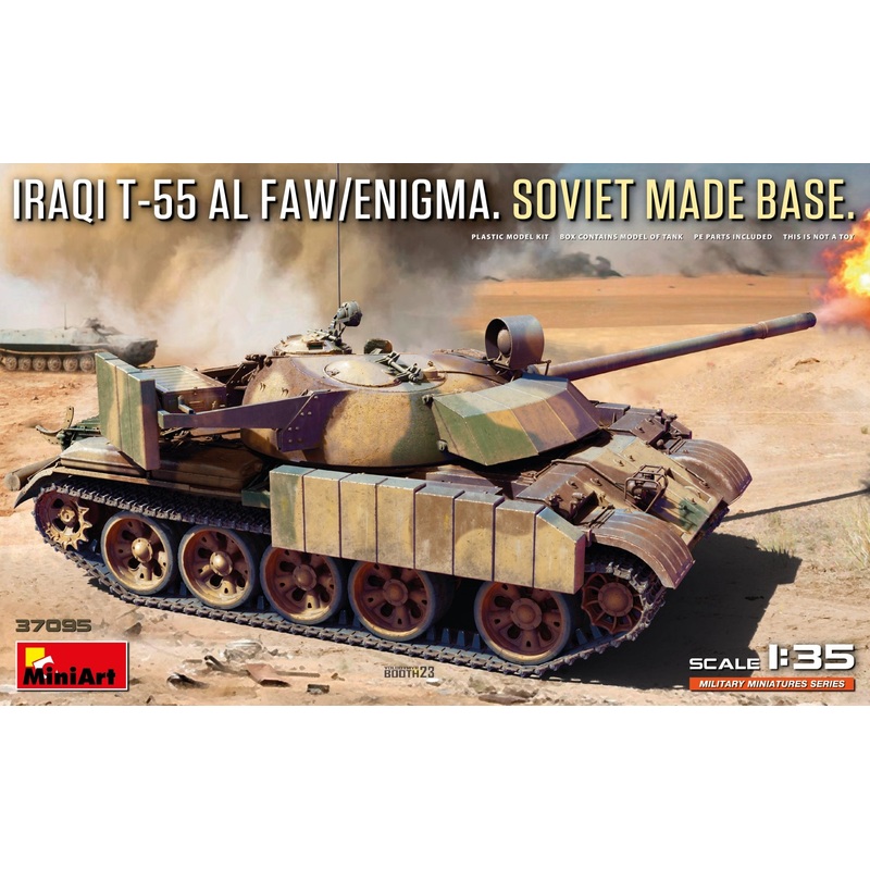 MiniArt 37095 1:35 Iraqi T-55 AL Few/Enigma. Soviet Made Base