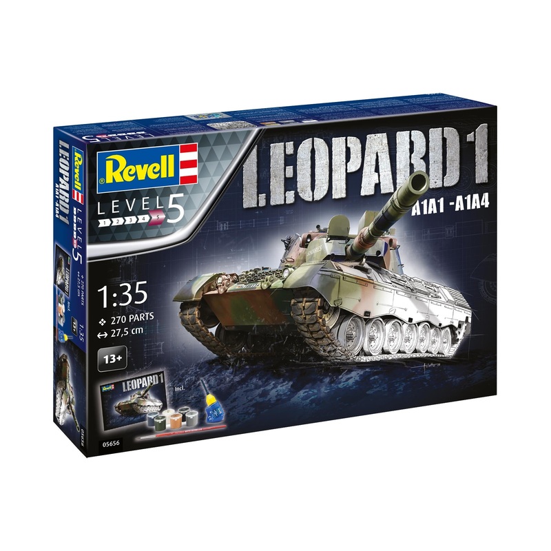 Revell 05656 1:35 Leopard 1 A1A1/A1A4 Gift Set with paints