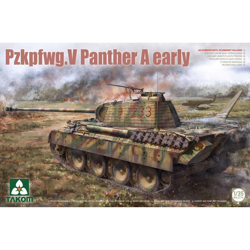 Takom 02174 1:35 Pz.Kpfw.V Ausf.A Panther Early