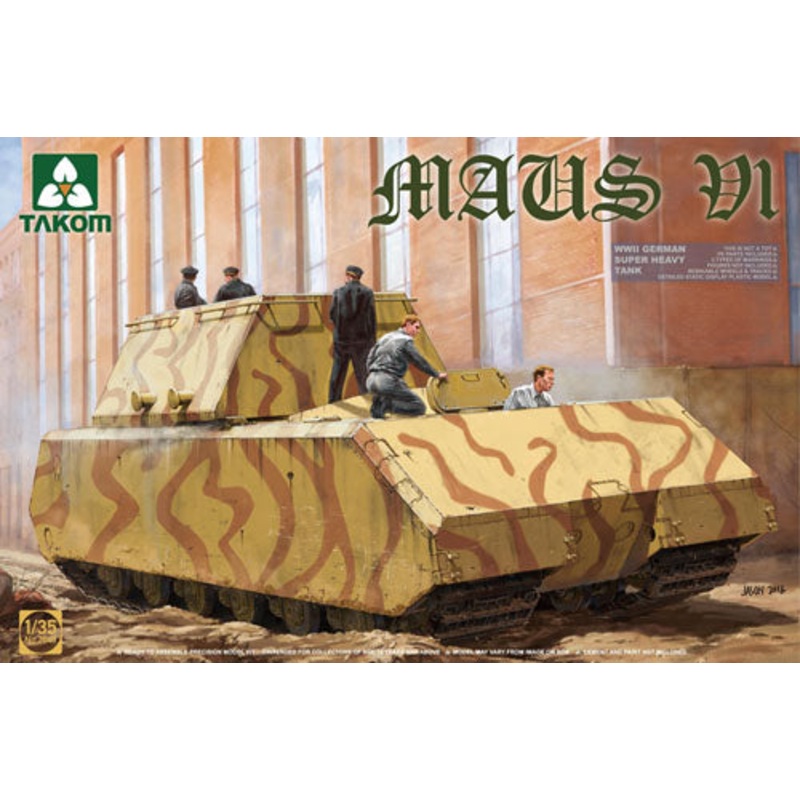 Takom 2049 1:35 German WWII Super Heavy Tank Maus V1