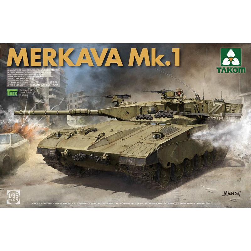 Takom 2078 1:35 Merkava Mk.I Israeli Main Battle Tank