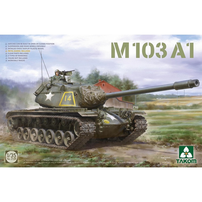 Takom 2139 1:35 US M103A1 Heavy Tank