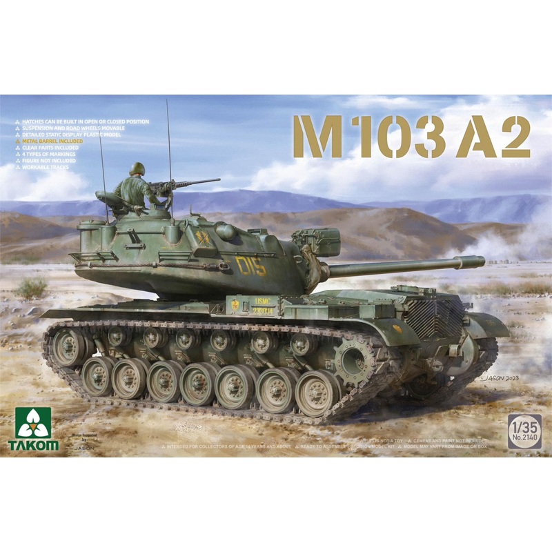 Takom 2140 1:35 US M103A2 Heavy Tank