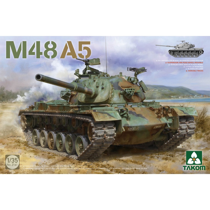 Takom 2161 1:35 US M48A5 Patton Main Battle Tank