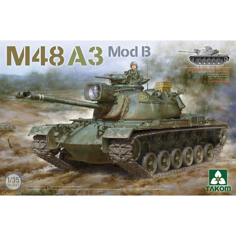 Takom 2162 1:35 US M48A3 Mod B Patton Main Battle Tank