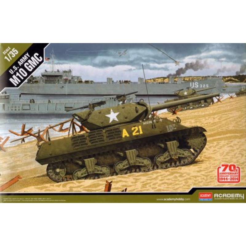 Academy 13288 1:35 M10 GMC U.S. Army 70th Anniversary Normandy Invasion