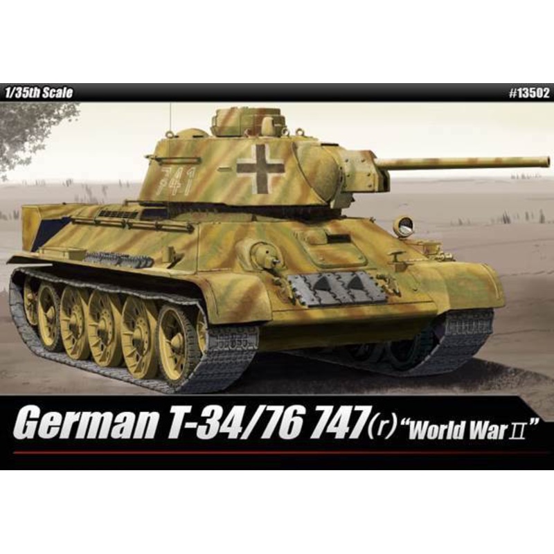 Academy 13502 1:35 Soviet T-34/76 (747r) German Captured