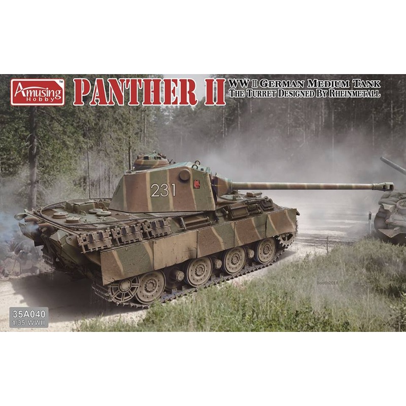 Amusing Hobby 35A040 1:35 Panther II WWII German Medium Tank