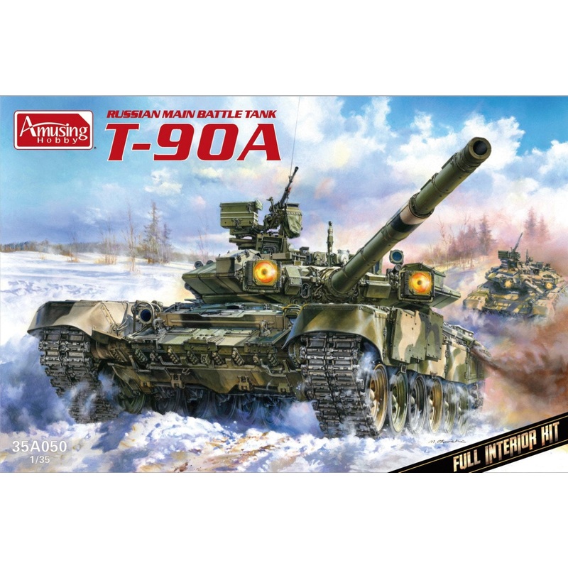 Amusing Hobby (WL) 35A050 1:35 Soviet T-90A Main Battle Tank (Full Interior Kit)