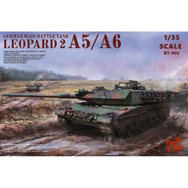 Border Models BT-002 1:35 Leopard 2 A5/A6 German Main Battle Tank