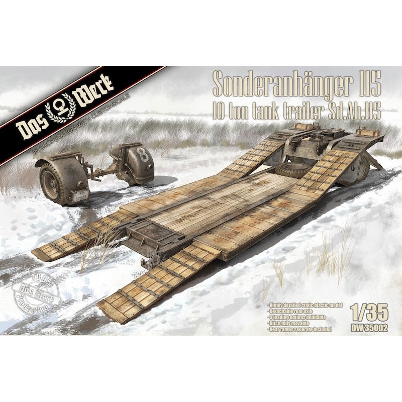 Das Werk DW35002 1:35 Sonderanhanger 115 10ton Tank Trailer Sd.Ah. 115