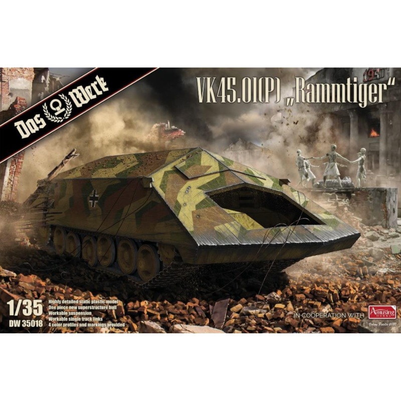 Das Werk DW35018 1:35 VK45.01(P) 'Rammtiger'